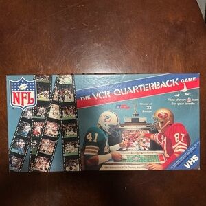 Vintage The VCR Quarterback Board Game NFL Interactive VCR VHS 1986 Complete